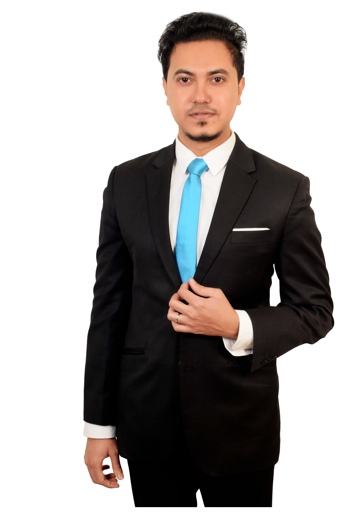 Profesjonalista z laptopem prezentujący dane biznesowe